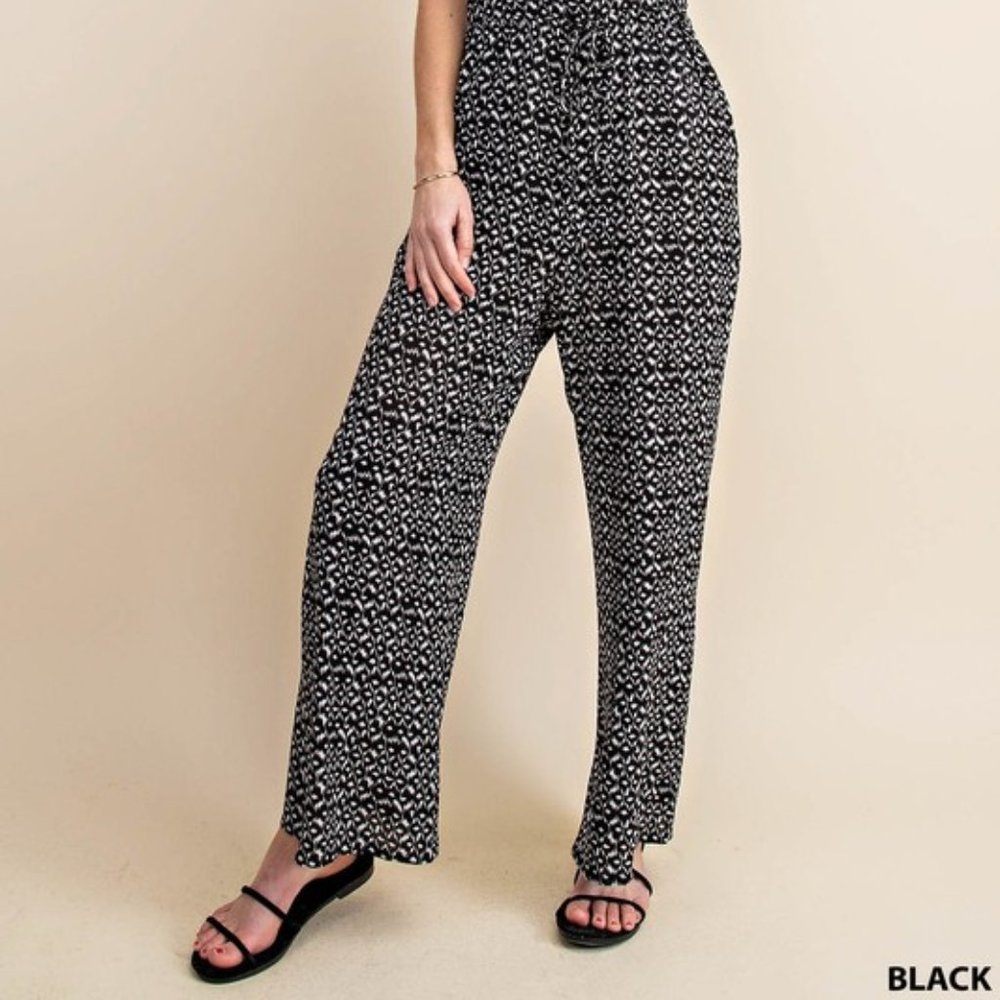 Black and White Jumpsuit - Picture 4 of 6